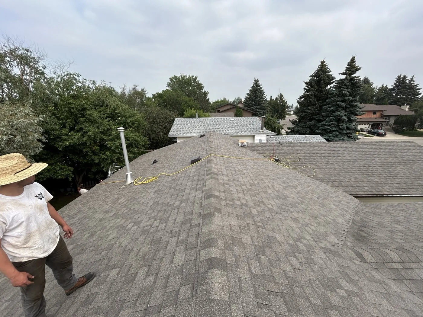 Finished roof by W Contracting