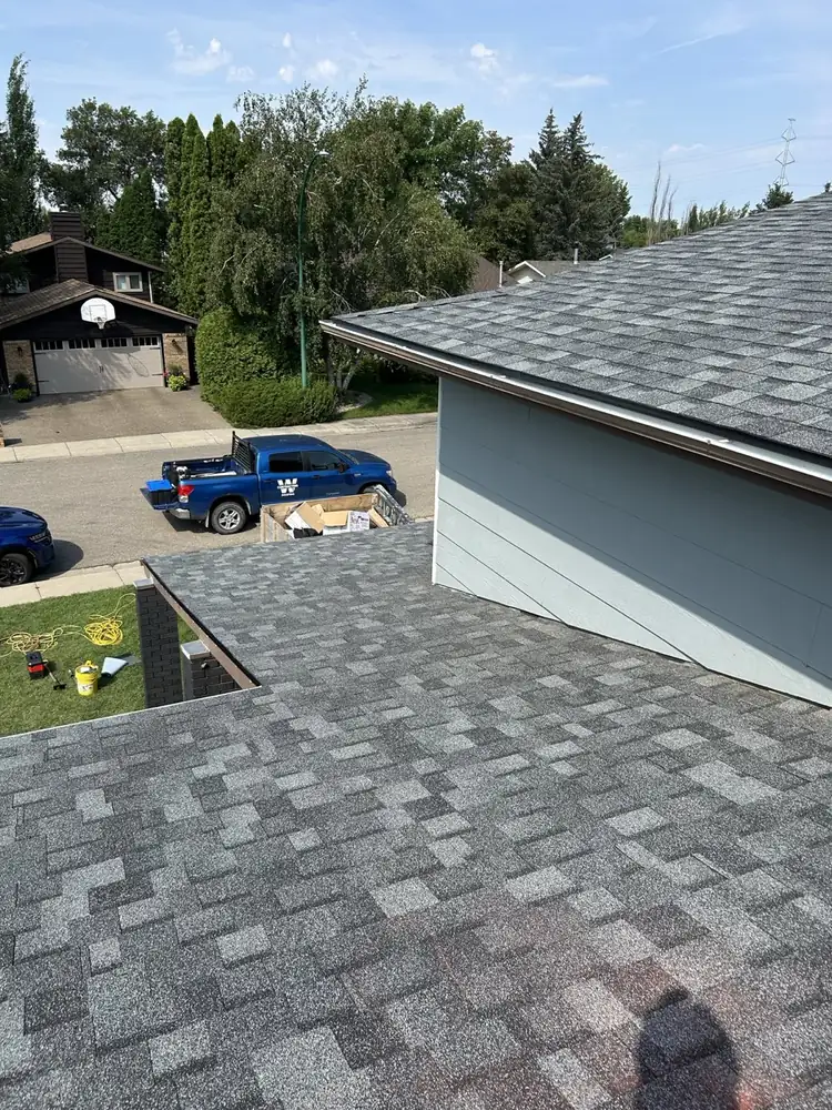 Roofing project by W Contracting