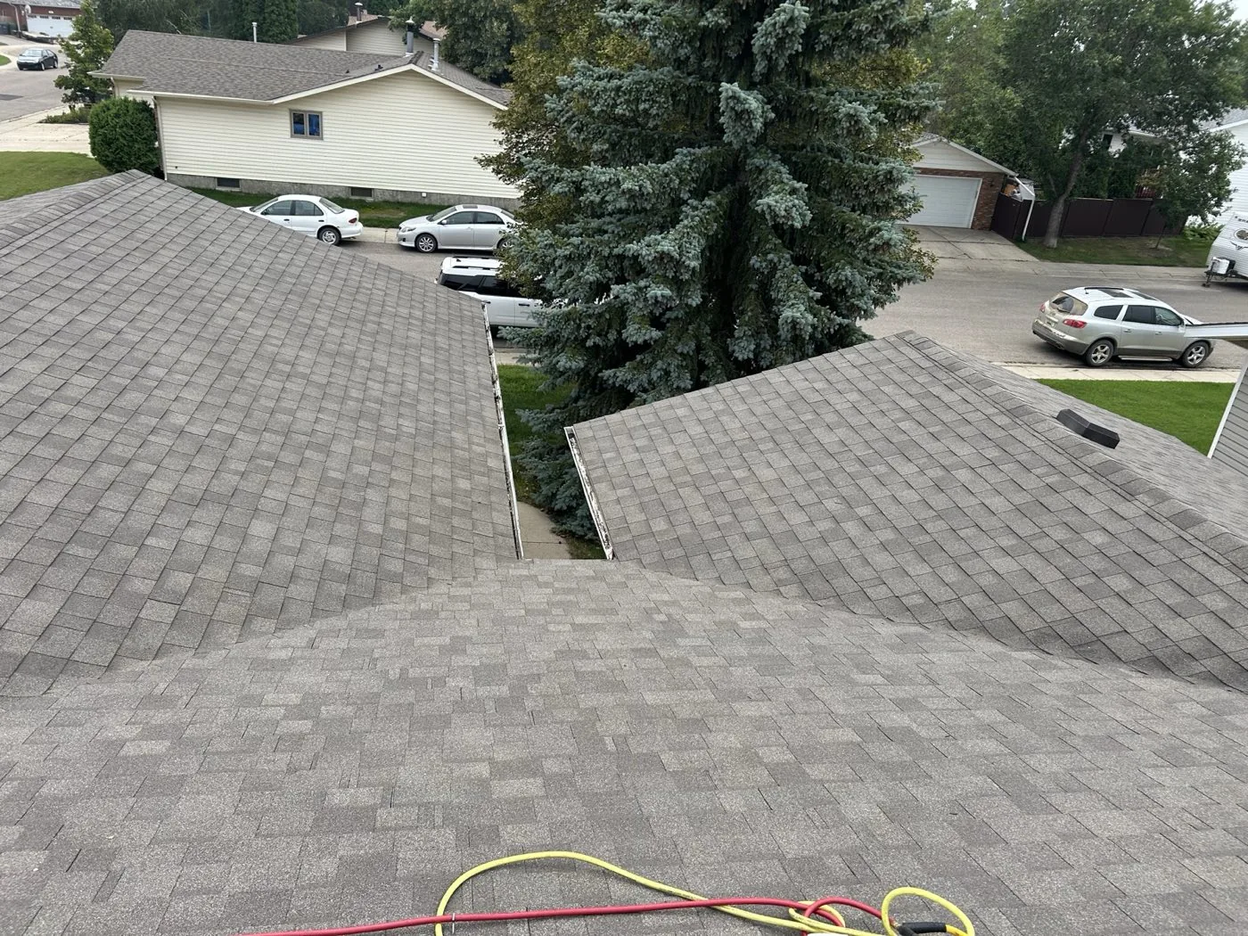 Completed roofing work by W Contracting