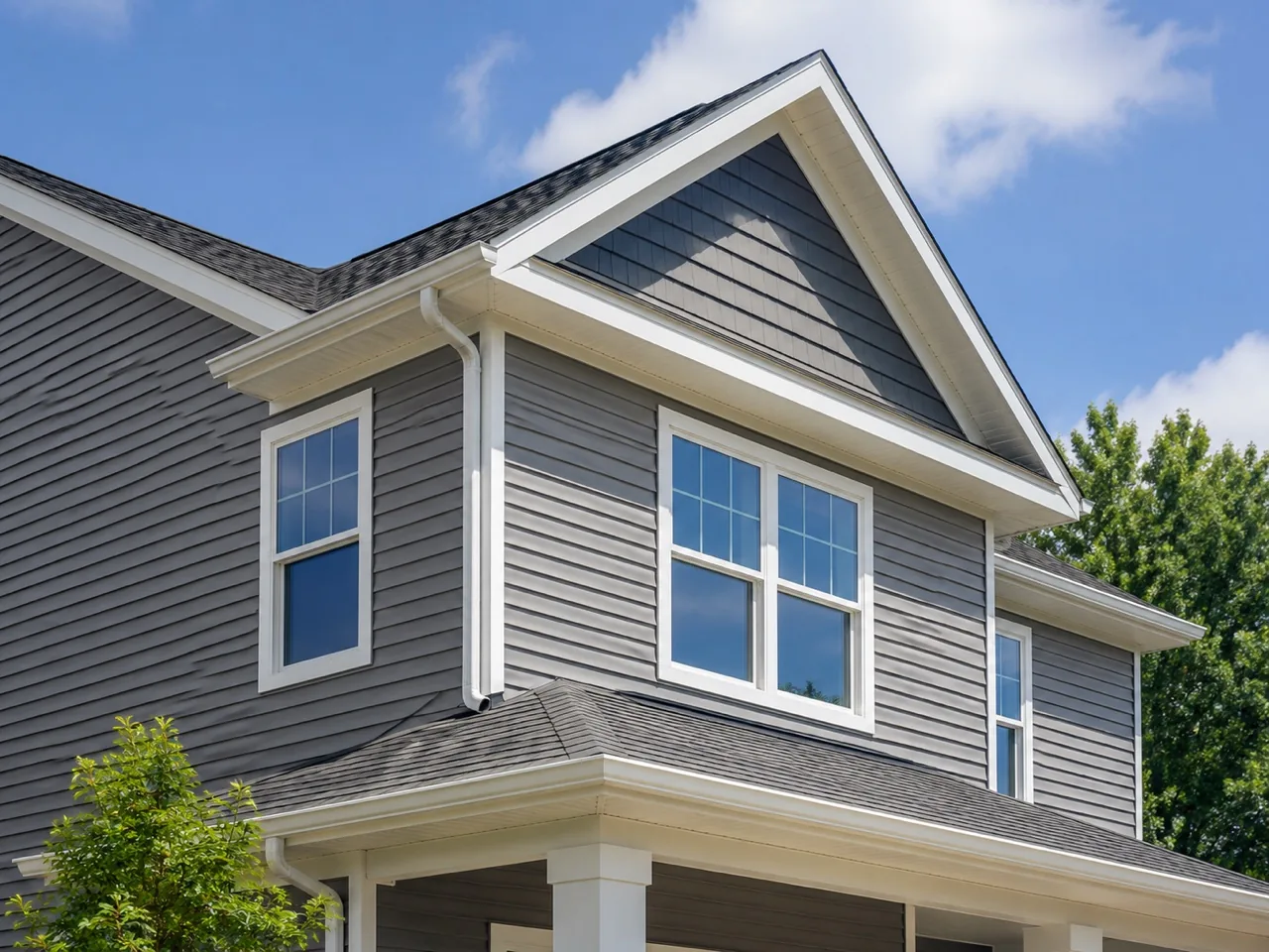 Siding installation by W Contracting
